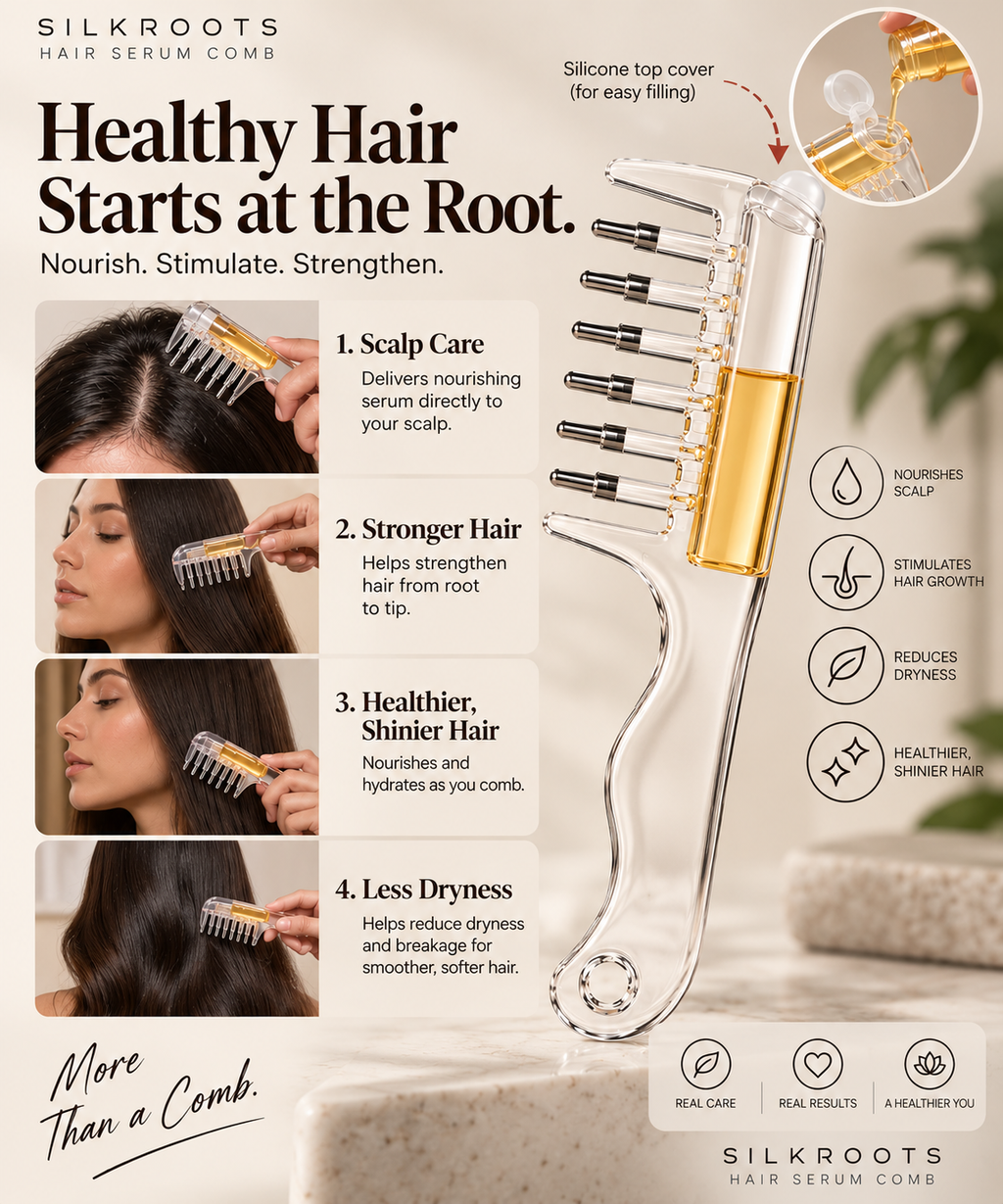 Silk Roots™ Scalp Nourishment Comb