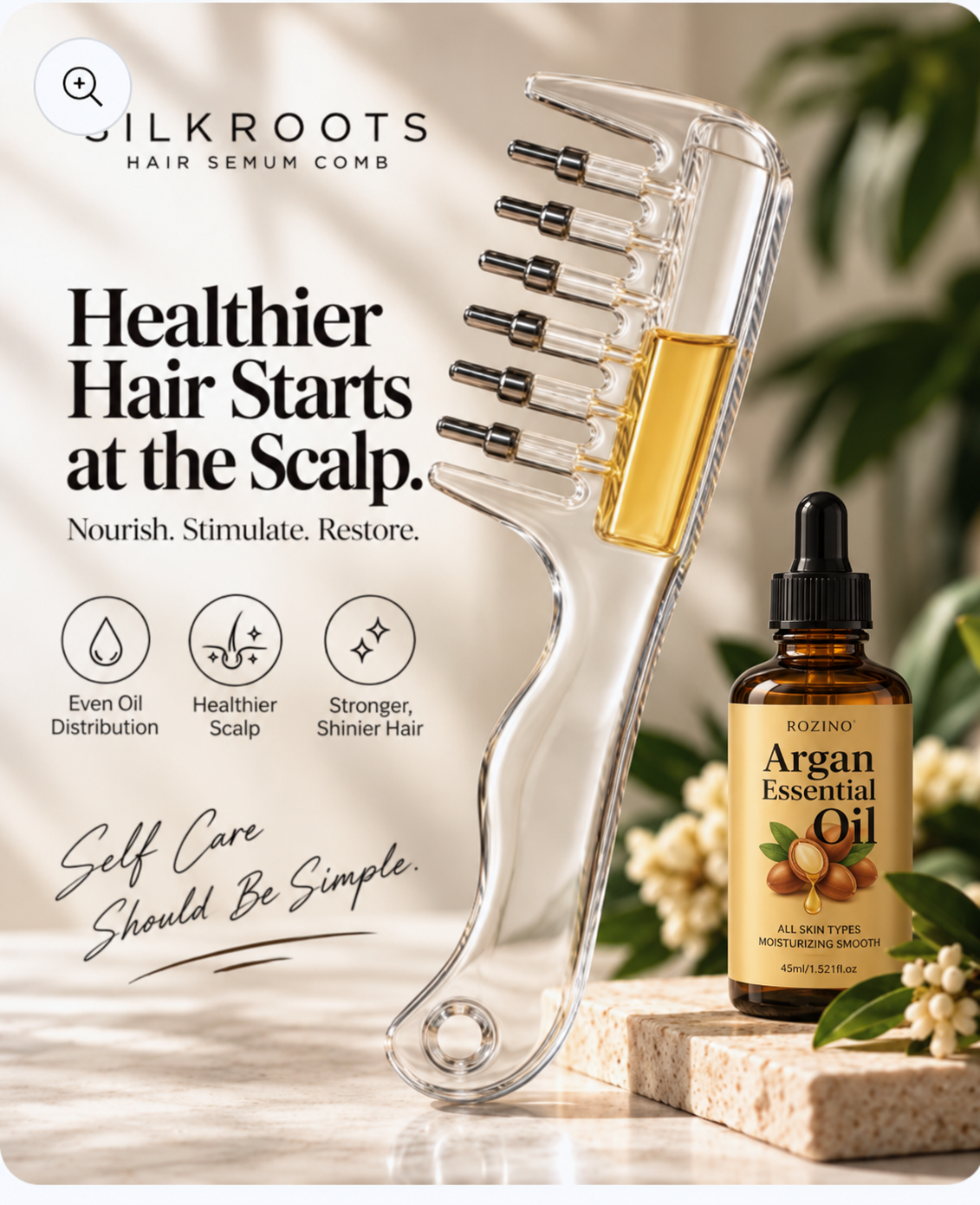 Silk Roots™ Scalp Nourishment Comb